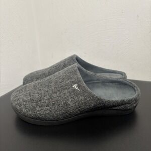 ERGOfoot Orthotic Slippers with Arch Support Plantar Fasciitis Sz 40/9-9.5 Women